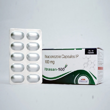  Pharma franchise company in Madhya Pradesh - Sanboston Life Sc. -	Itrasan 100 Capsules.JPG	